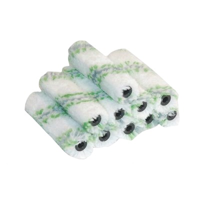 Nespoli radiator roller endless 10cm 10-pack green/grey polyamide