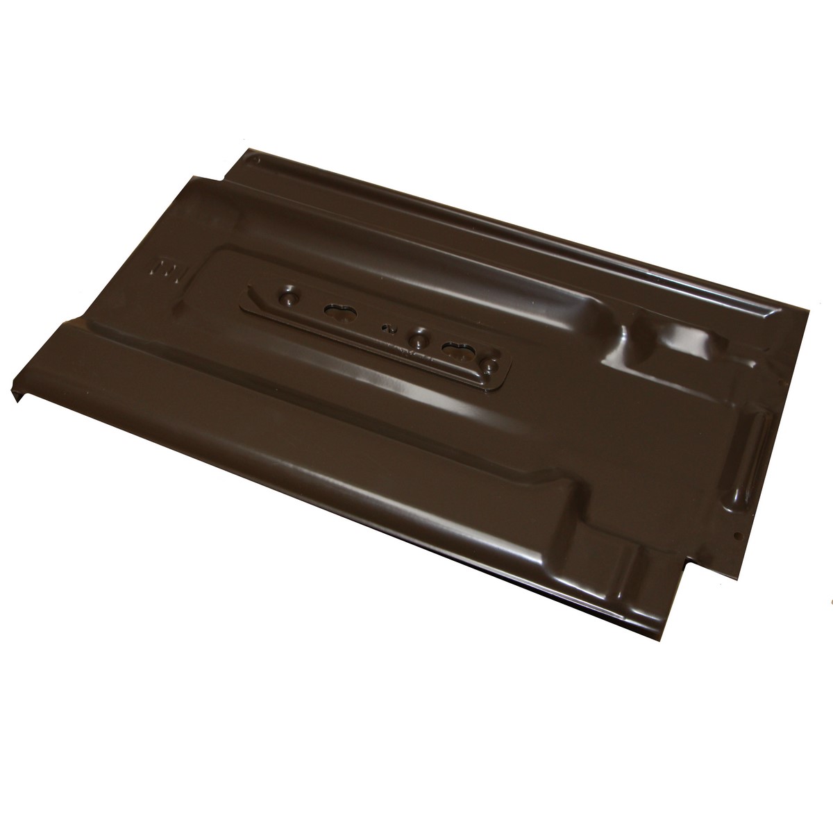 LEH PB Metal roof tile large interlocking tile Erlus "Click17" dark brown