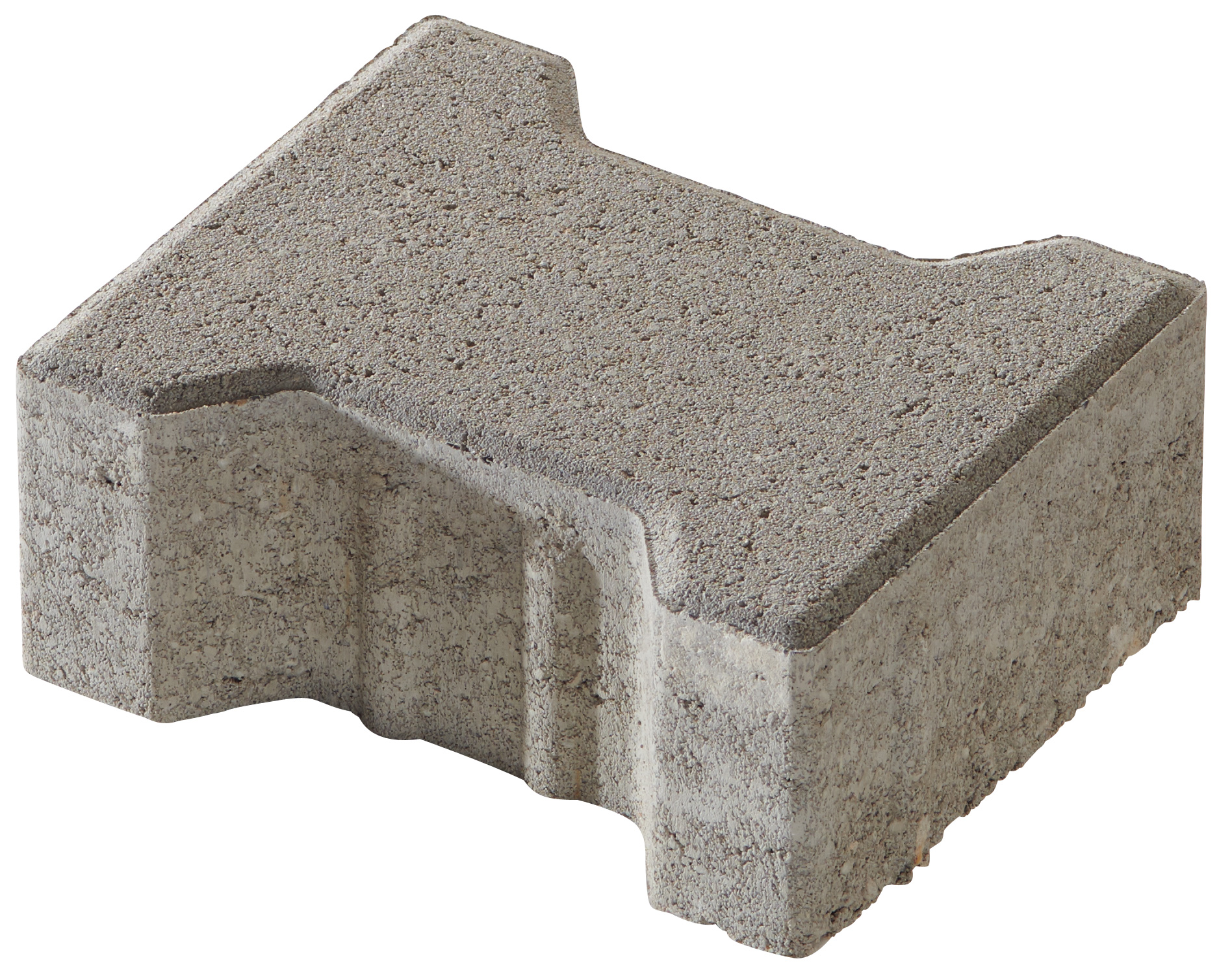 Kostka brukowa podwójna T 10cm szara. gładki beton