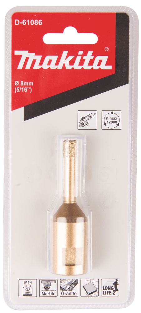 Makita Diamant-Hohlbohrkrone 8mm M14 - D-61086