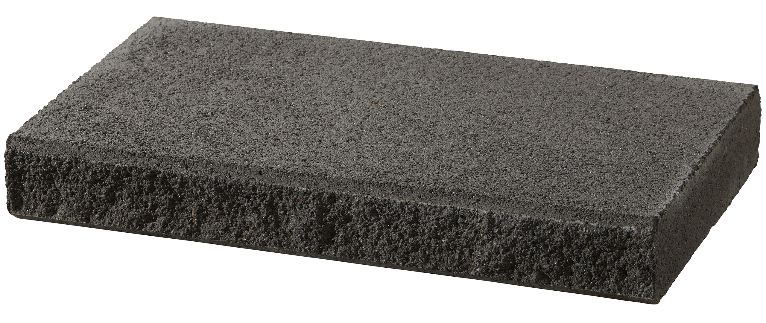 Cover plate Vermont 60x35x8cm basan anthracite. burnt. ball moulded.
