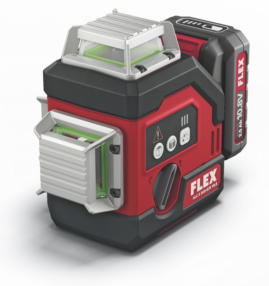 FLEX cross line laser ALC 3/360-G/R 10.8 Set