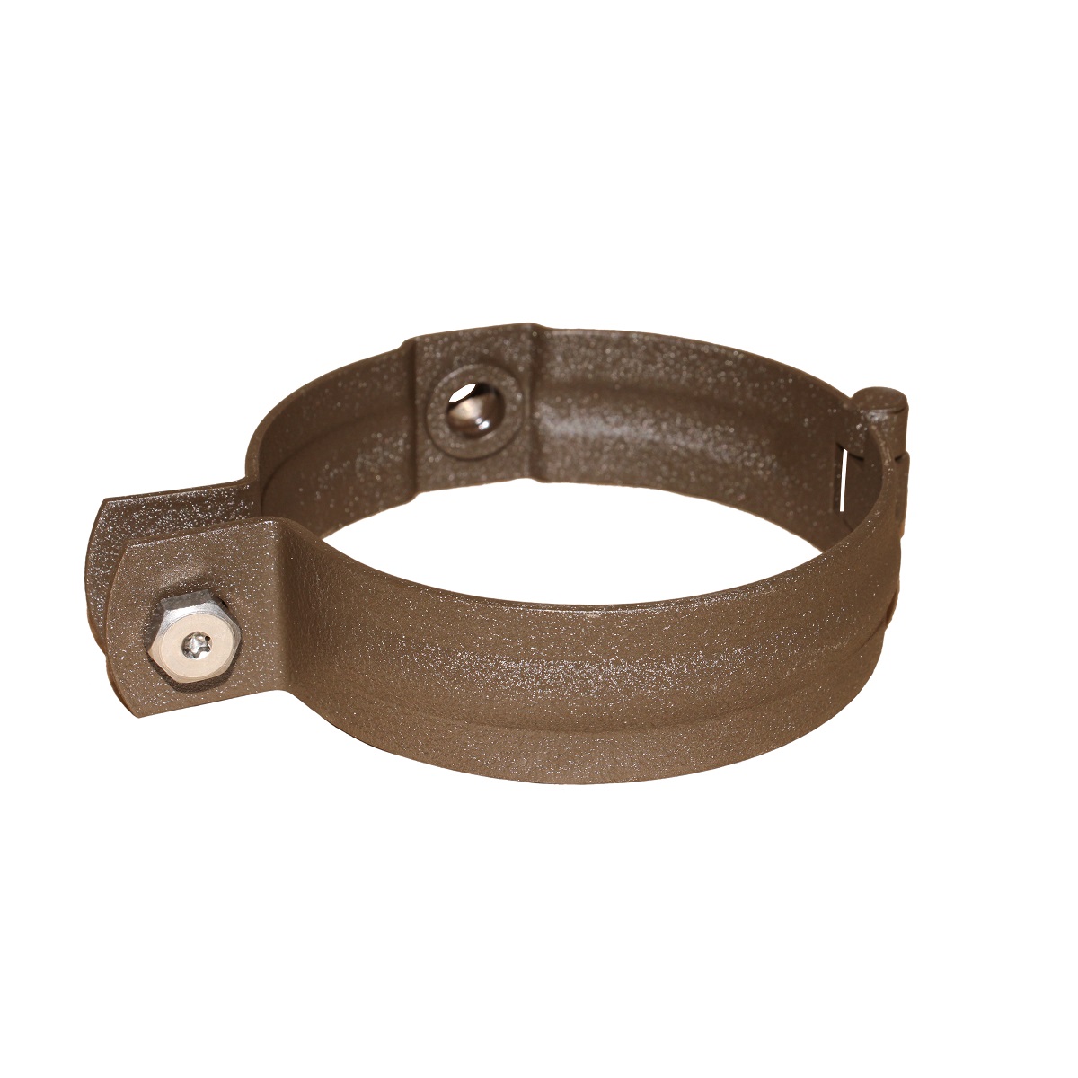 PREFA pipe clamp 100 without spike P.10 brown
