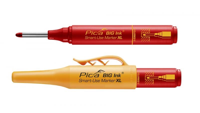 Pica Big-Ink Marker Smart-Use XL czerwony marker permanentny z głębokim otworem