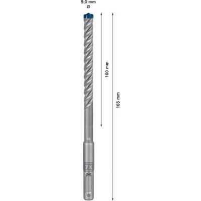 BOSCH EXPERT Hammerbohrer SDS plus-7X 9x100x165mm