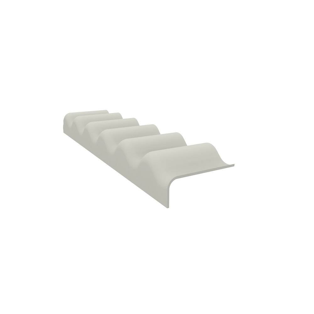 Etex eaves foot piece P8 light grey 100G 230/ 70 without socket