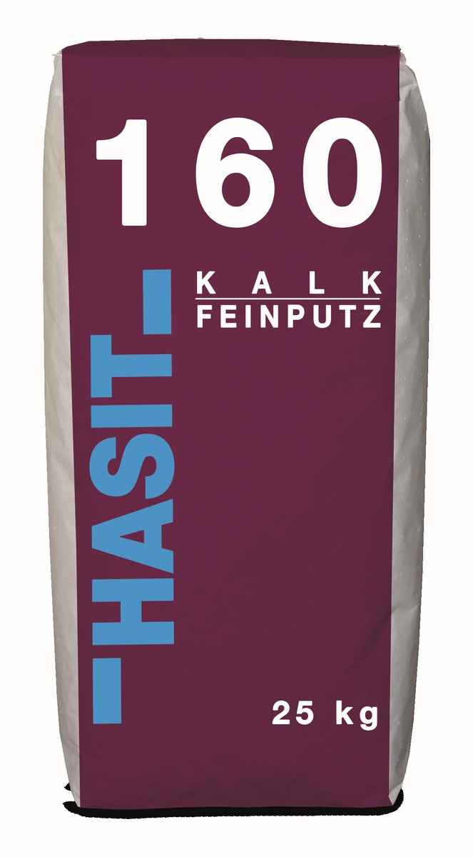 Hasit 160 lime - fine plaster 25kg fine plaster for interior use grain size 0-0.5mm