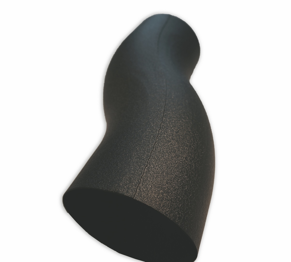 Obudowa domu Aluminiowe kolanko cokołowe DN 100 występ 60mm Antracytowe Perły