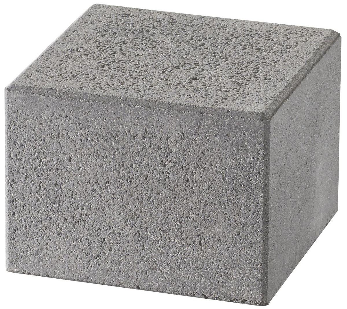 Half unit Vios 22.5x22.5x16.5cm grey fine-blasted