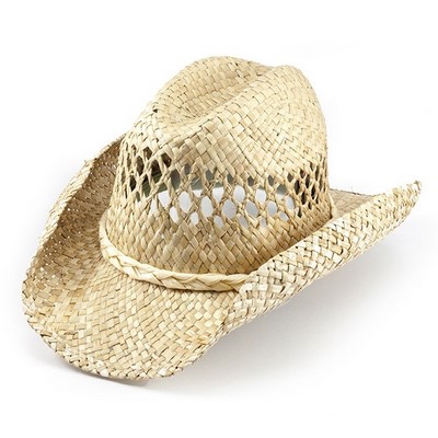 Strohhut Cowboy beige Größe 55/57