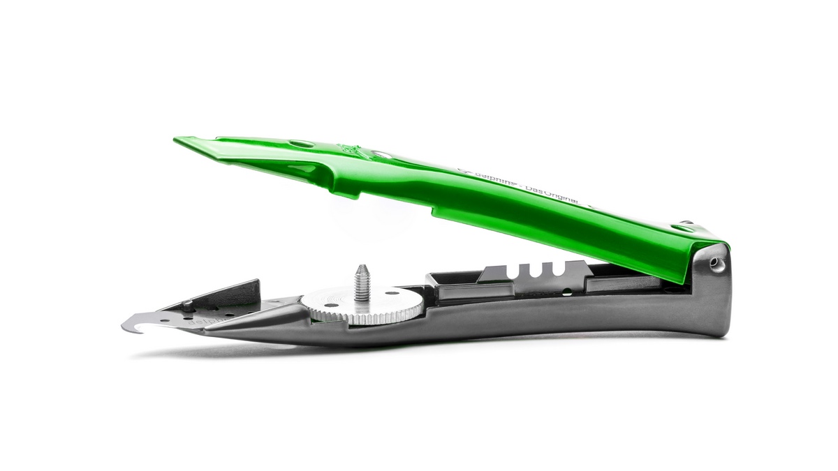 Delphin®-03 Style Edition Candy Schw-Grü Utility knife incl. plastic quiver