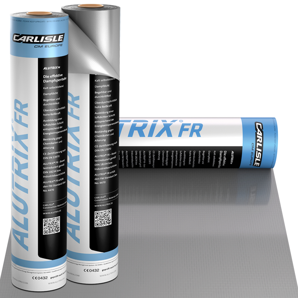 Alutrix FR vapour barrier membrane 0.4mm SK 40x1.08m fire load reduced
