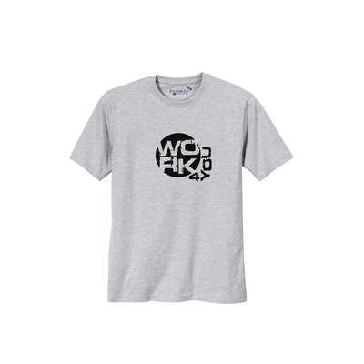 Scheibler T-Shirt Work4You grau-meliert Gr. M