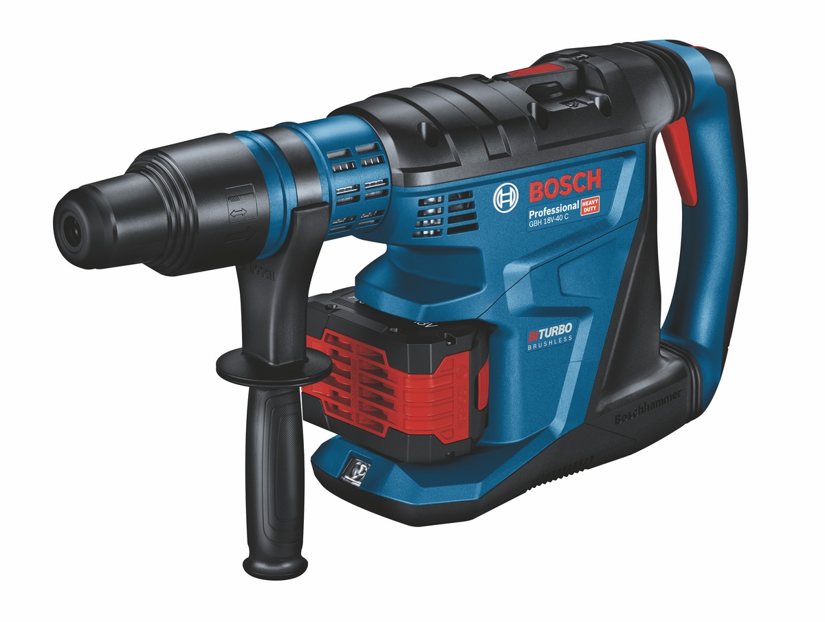 Bosch GBH 18V-40 C PROFESSIONAL cordless rotary hammer Biturbo with SDS MAX