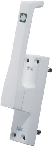 Türtreibr.970 DIN re.weiß LM.23mm 10mm Rundstange