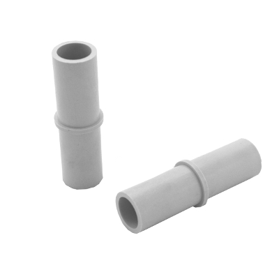 PE inner pipe connector grey Ø 27mm external for snow guard pipes 32/2mm
