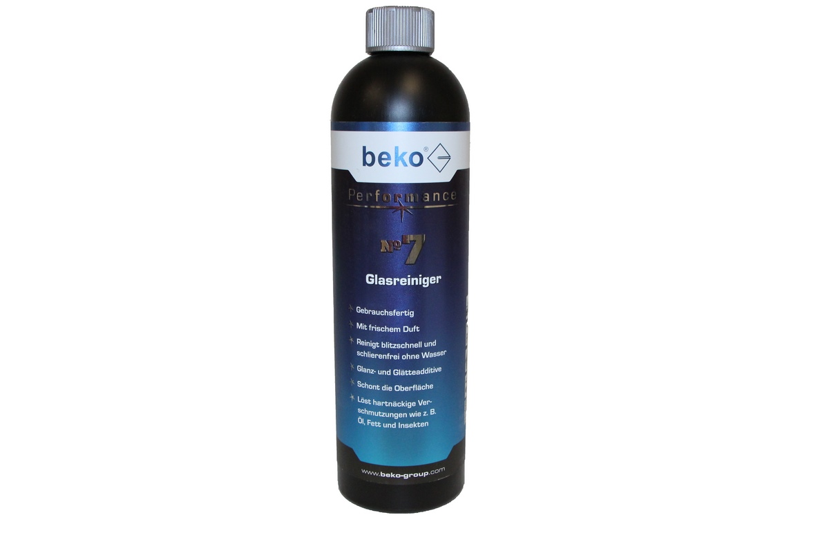 Beko Performance No. 7 glass cleaner 750ml bottle