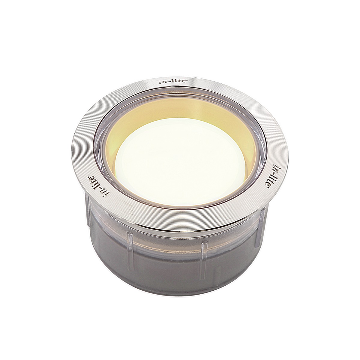 in-lite recessed light LED FUSION 12V 1W RVS Ø60mm warm white