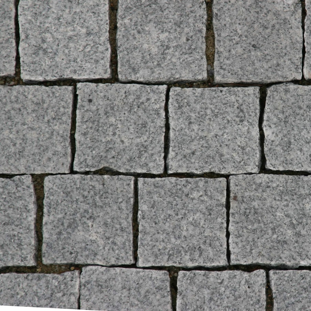 Kostka granitowa Delta G654 9x9x8 m. Spoina całopowierzchniowa. dzielona antr.