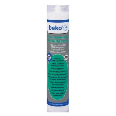 Beko drywall profile adhesive white 310 ml - 251 310 1