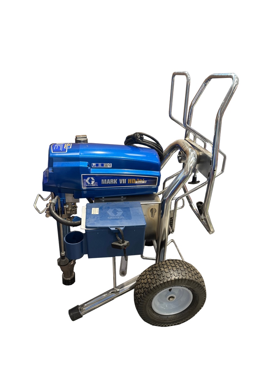 GRACO Mark Max VII Procontractor z prasą workową + pojemnikiem na materiał zbiornik