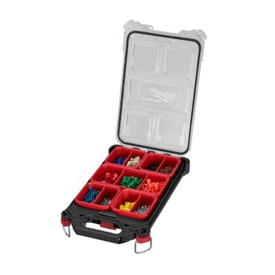 Milwaukee PACKOUT™ Organiser Slim Comp. inkl. Sortierboxen 250 x 380 x 65 mm