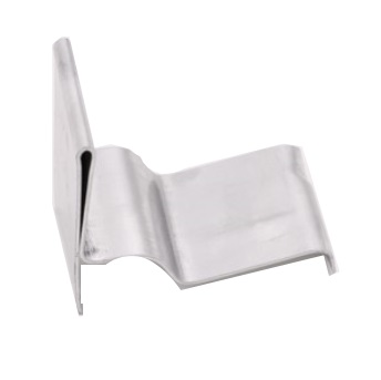 Aluminium ice holder "ICE STOP" clip-on for 1" pipes 5cm wide w. retaining bracket