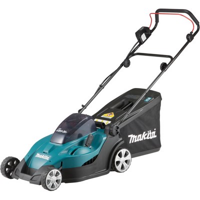 Makita cordless lawn mower 2x18V 5Ah DLM431PT2 incl. 2 batteries and charger