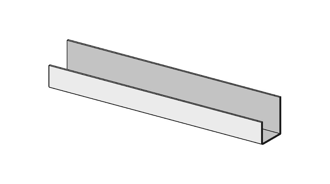 Profil Knauf UD 48x27x28x06mm 3000mm z nierównymi nóżkami
