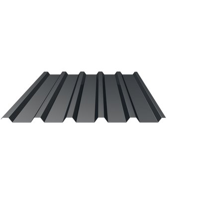 Verz. Stahltrapezprofil 35/207/0.75mm 25my RAL 7016 / RSL Länge 5.00m