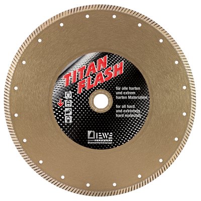 Diewe Diamanttrennscheibe Titan Flash 115mm Fliesen Aufnahme 22.23