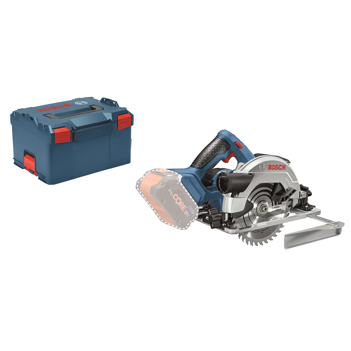 Akumulatorowa pilarka tarczowa Bosch GKS 18V-57 G bez akumulatora w L-BOXX