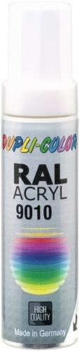 Touch-up pen pure white glossy 9010 12 ml pen DUPLI-COLOR