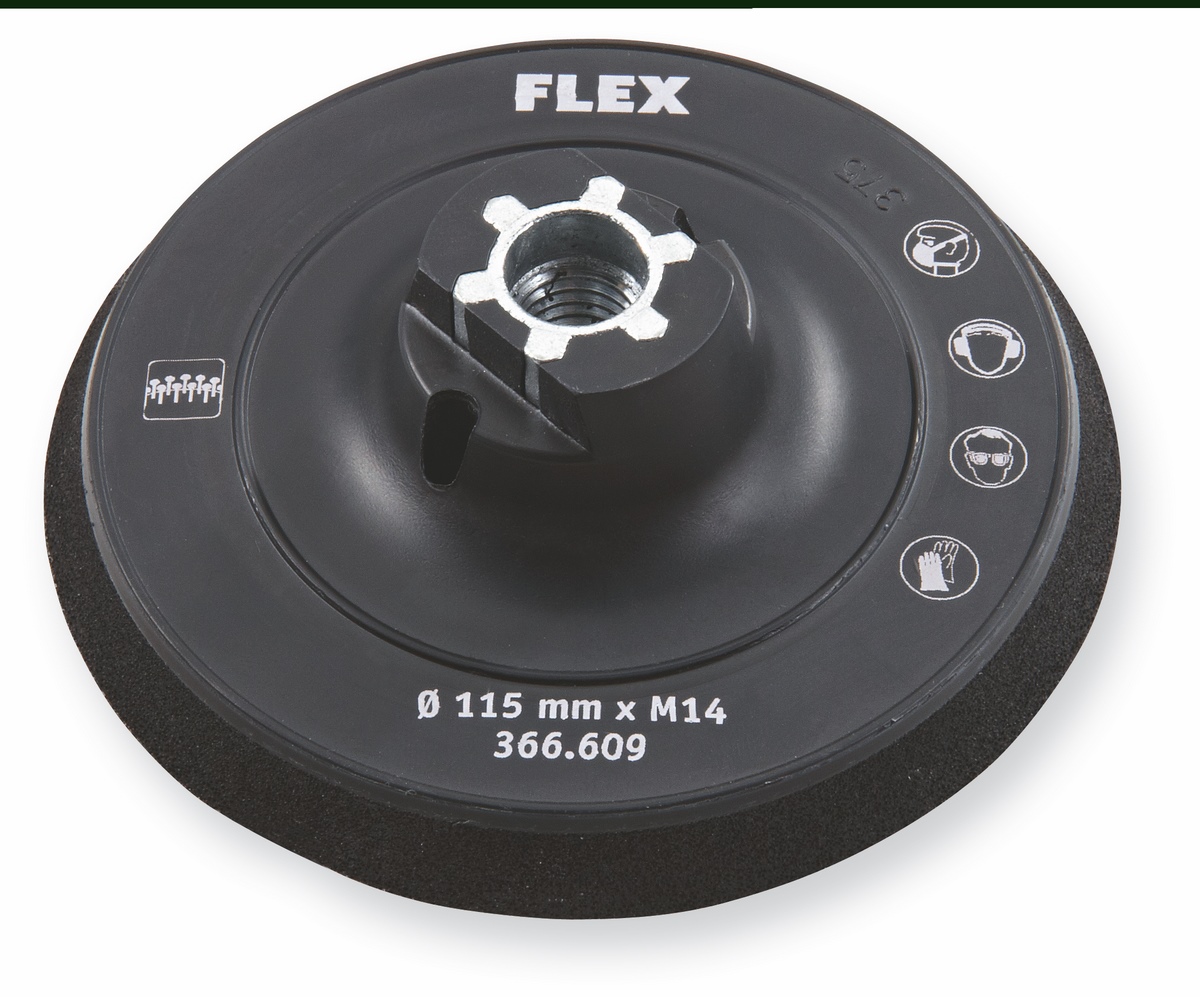 FLEX RE 16-5 115 Zestaw głowica frezująca spiczasta + Turbo-Jet II