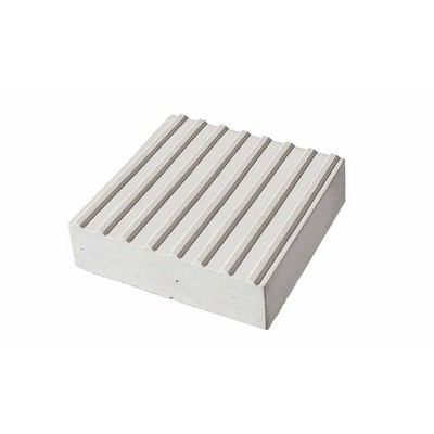 Lithonplus Bodenindikator 30x30x8cm Rippenstruktur 38mm Trapezabstand weiß