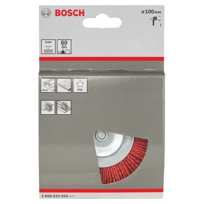 Bosch Scheibenbürste 1.0mm Nylondraht m. Korund Ø100mm