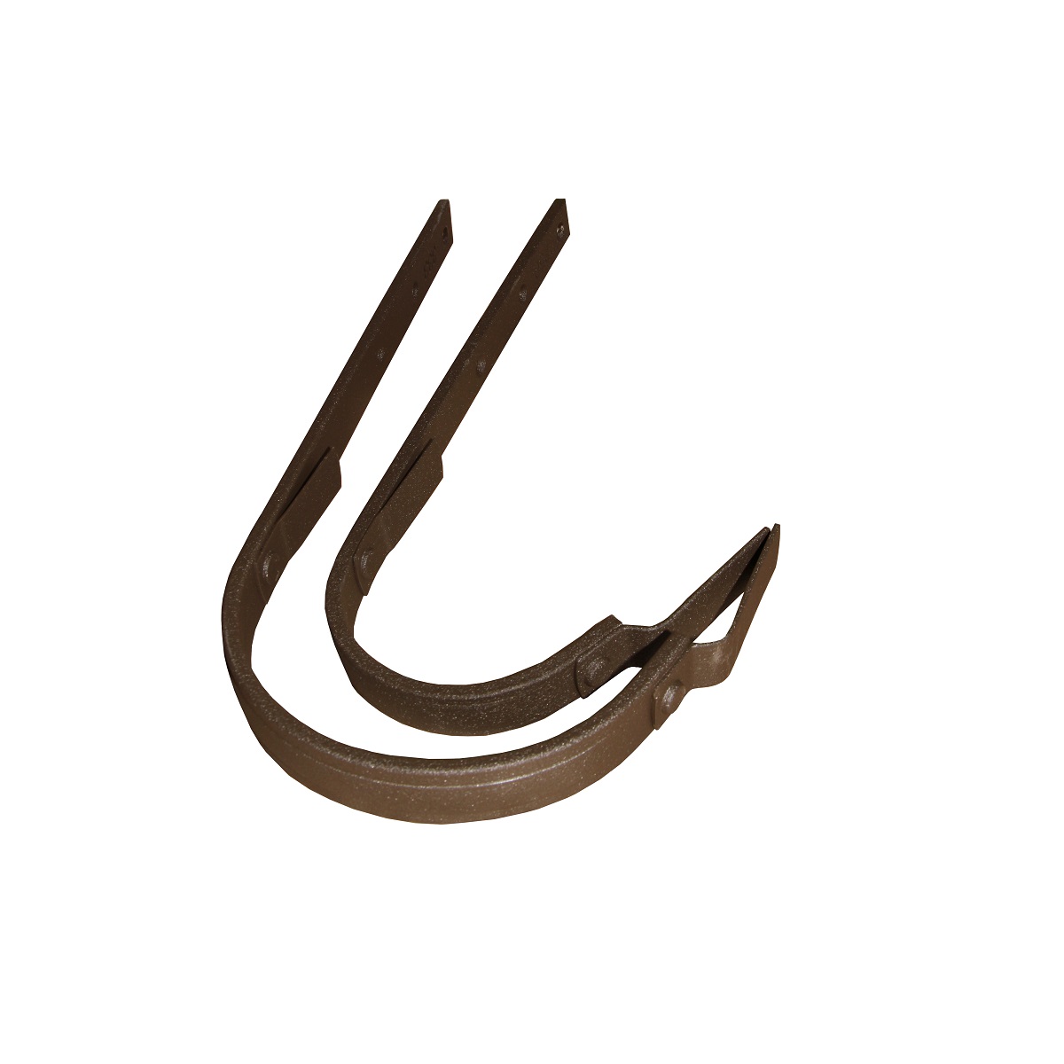 PREFA gutter hook 25 P.10 brown