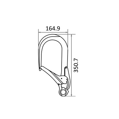 SECURANTA aluminium scaffolding hook FA5020811