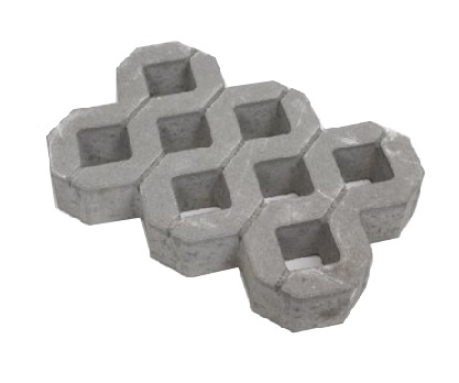 GDM RASENGITTER nativo Grau L/B/D: 60/40/10cm ohne Fase