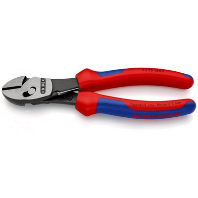 Wysokowydajny obcinak boczny KNIPEX TwinForce® ze sprężyną rozwierającą 73 72 180 F