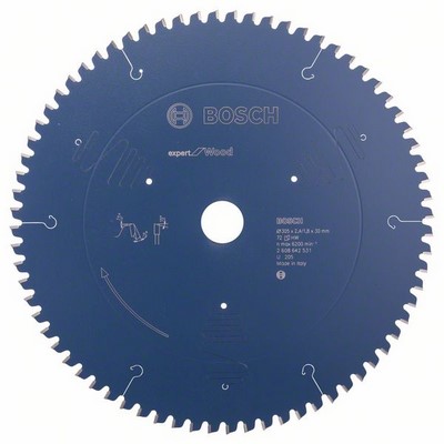 Bosch Kreissägeblatt Expert for Wood 305x30x2.4/1.8mm 72 Zähne