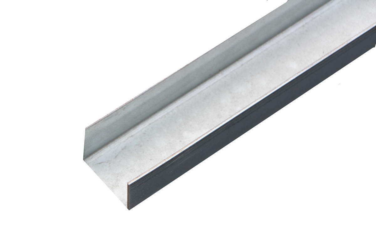 UA profile 50x40x2.0mm ***unperforated*** 4000mm vz.