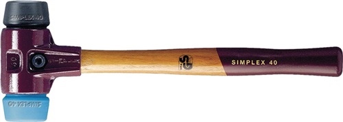 SIMPLEX młotek z miękką powierzchnią TPE-miękki Ø40mm kompozycja gumowa 325x115mm