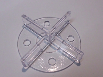 VOLFI joint cross FK-B tk50/5x12 transp. with base plate