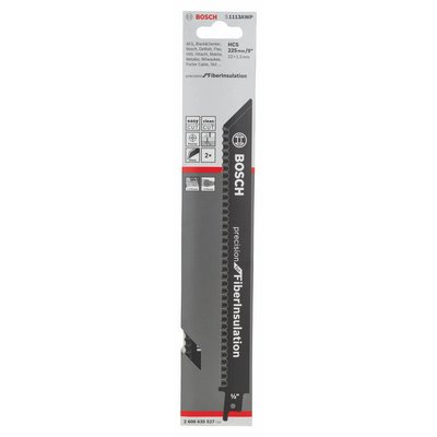 Bosch reciprocating saw blade for fibre insulation S 1113 AWP HCS 225x22x1.5mm