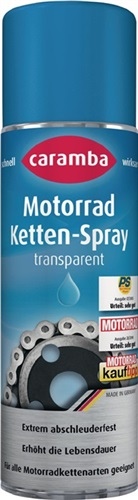Spray do łańcuchów 300 ml przezroczysty pojemnik CARAMBA