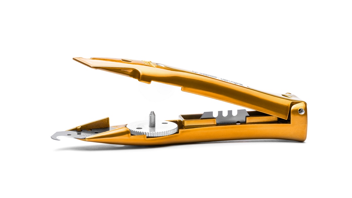 Delphin®-03 Style Edition Candy Orange utility knife incl. plastic sheath