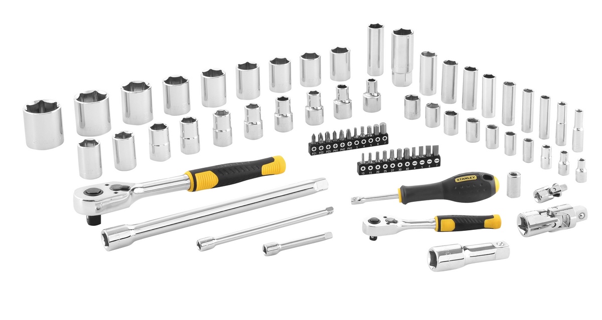 SBD 1/2" + 1/4" Steckschluessel-Set 72-teilig