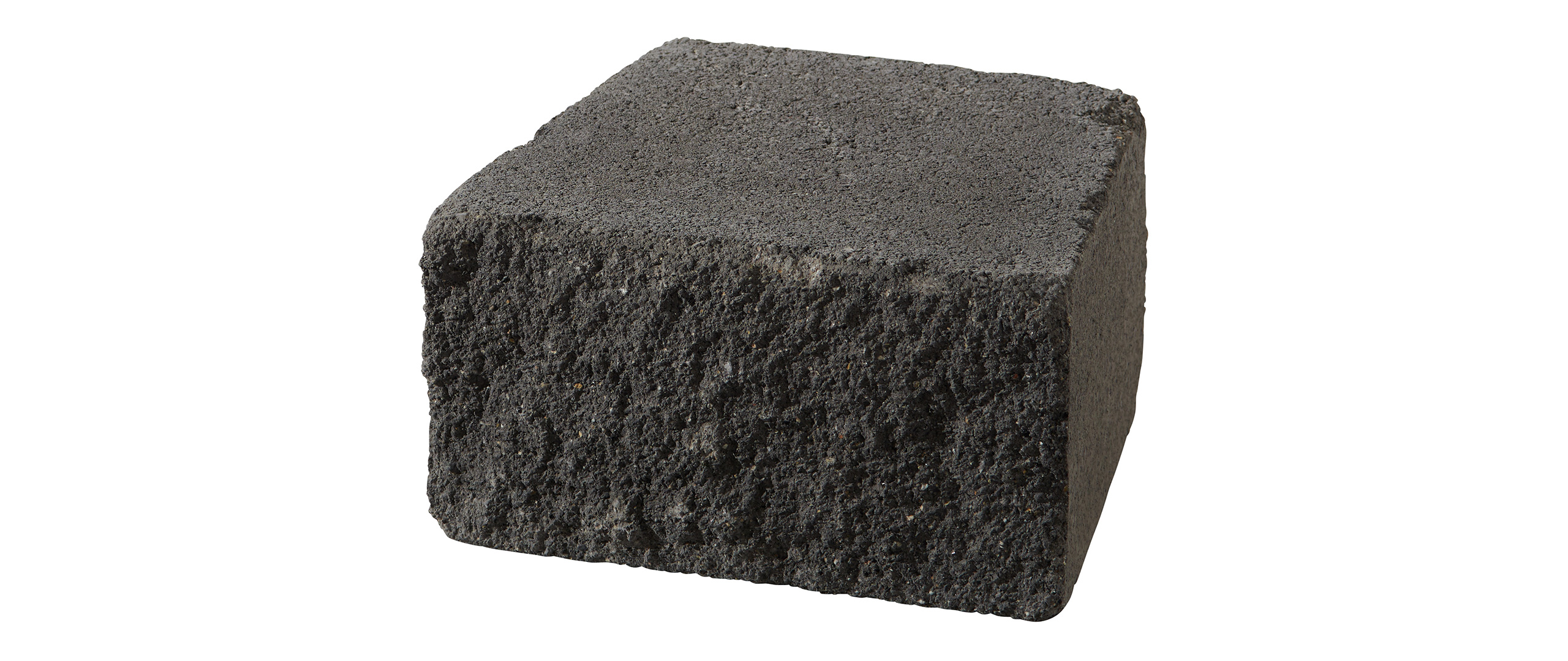 Radius stone Vermont 28.3x21.7x25x15cm basan anthracite. burnt. aged