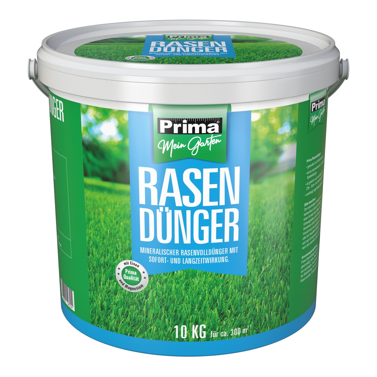 Prima nawóz do trawników w.SW i LZW wiadro 10kg NPK 18+5+13 (+10%S+1%FE) w wiadrze